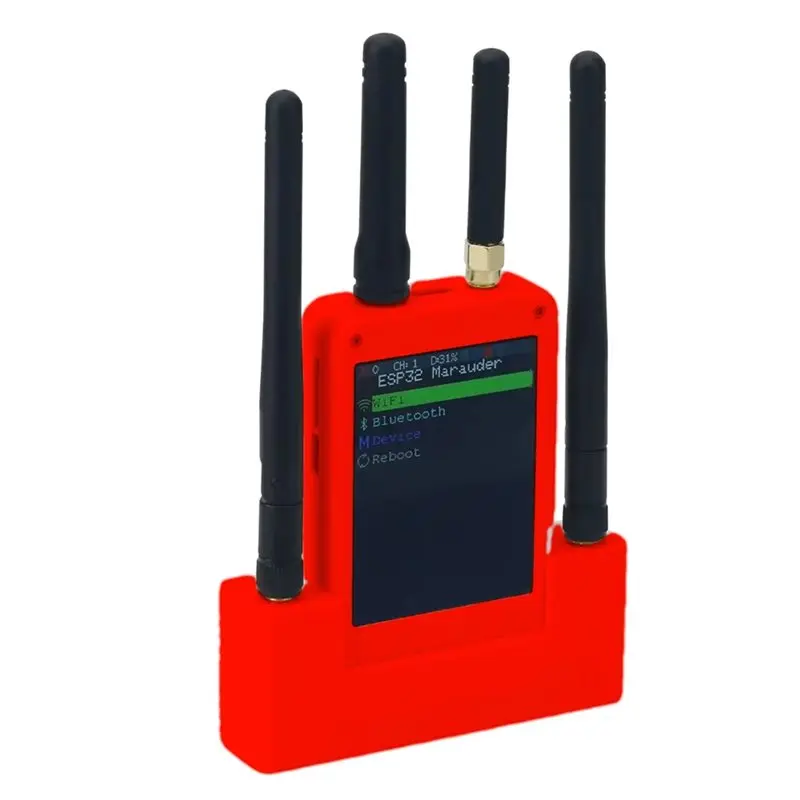

2.4G ESP32 Marauder 4 In 1 Expansion Board For Zero 433M RF Module +ESP32S2 Module 2.8 Inch Screen