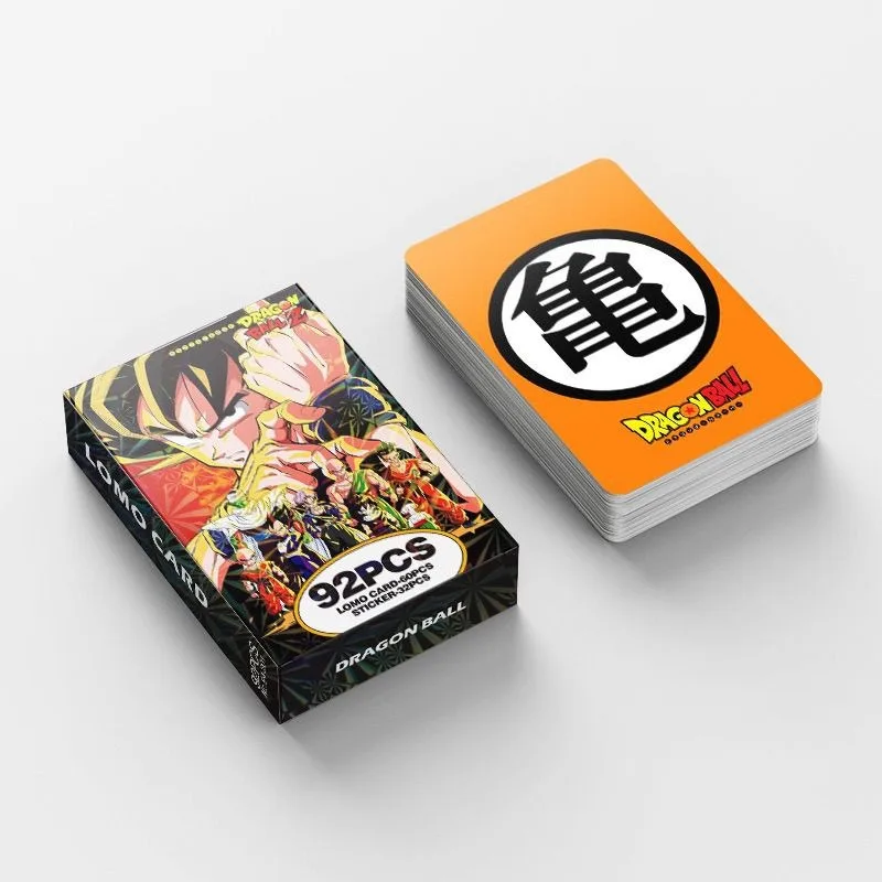 Dragon Ball Sun Wukong Personalized Photo Cartoon Animation Peripheral Small Card Collection Card Greeting Card Sticker