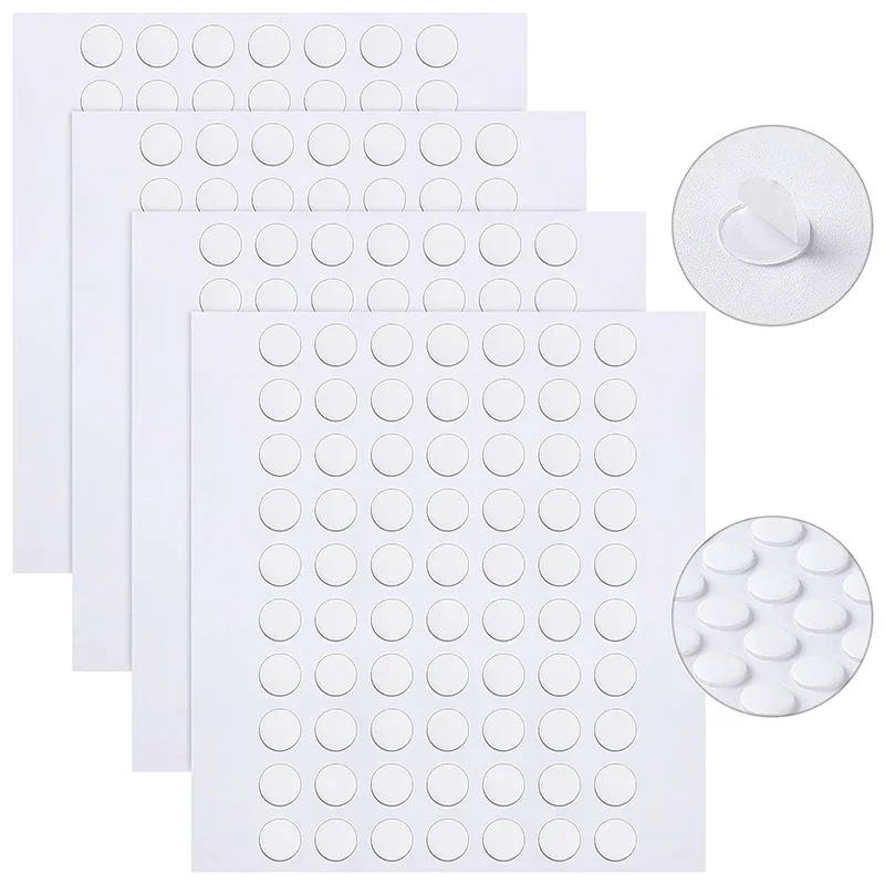

50/100pcs Double Sided Tape Clear Sticky Tape Reusable Transparent No Traces Adhesive Stickers Nano Gel Mat DIY Festival Decor