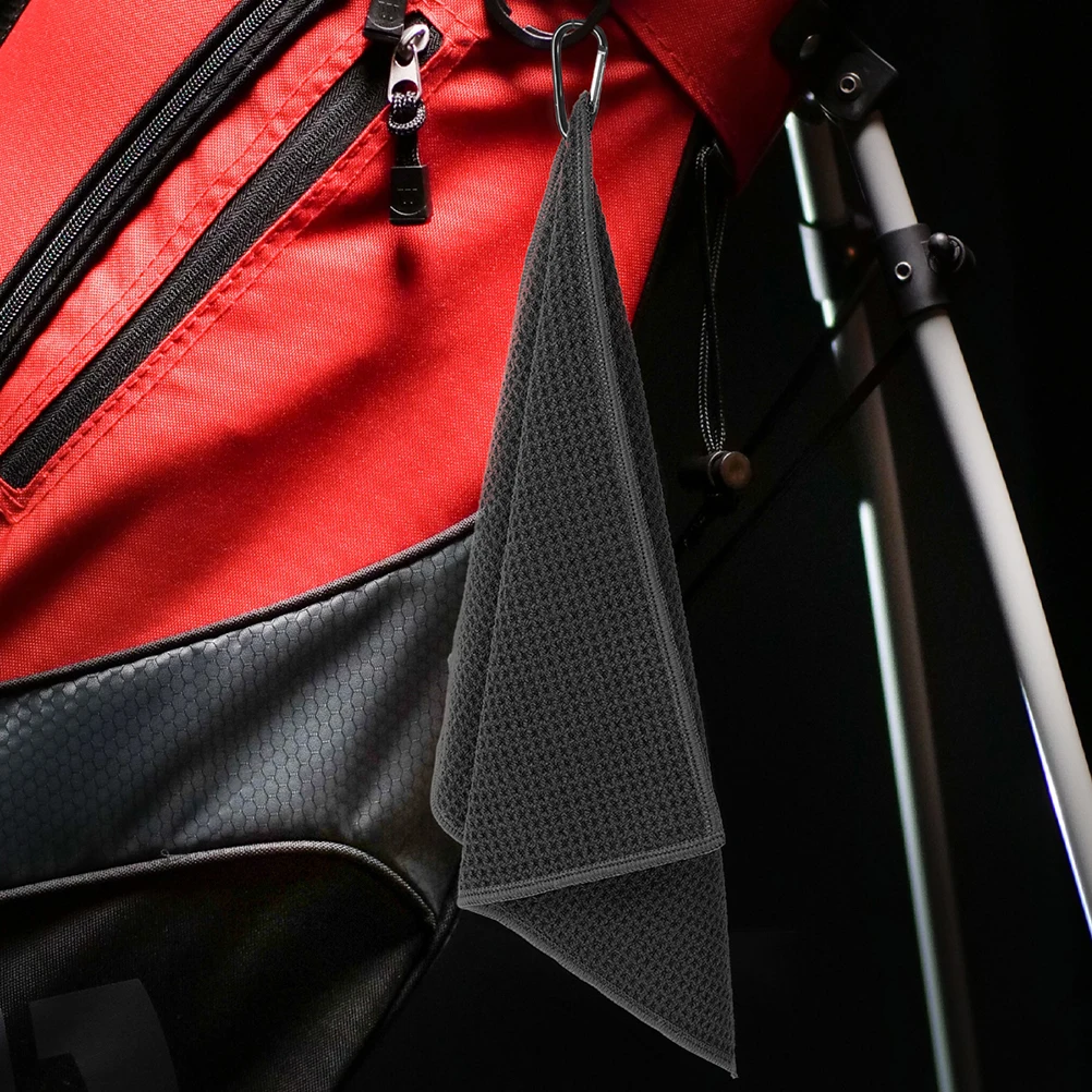 

3pcs Golf Ball Towel Microfiber Portable Golfing Towels Cleaning Clubs Balls Outdoor Sports Golf Accessories Wipe Tool