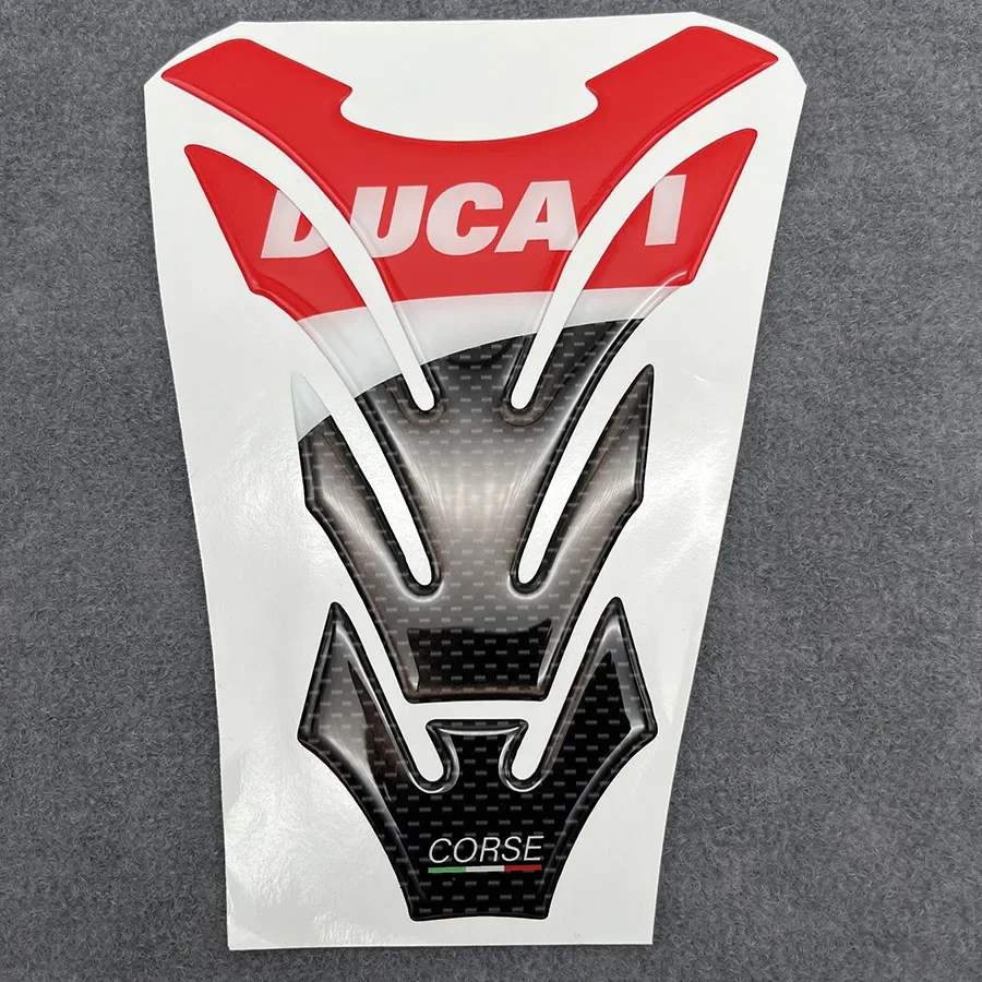 Pegatina adhesiva para tanque de combustible de motocicleta, calcomanía para Ducati Superbike 1199 899 Panigale 959 V4, 3M