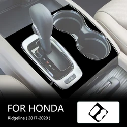 Gear Frame Brand New ABS Gloss Black Stickers For Honda Ridgeline 2017 2018 2019 2020 Car Interior Accessories