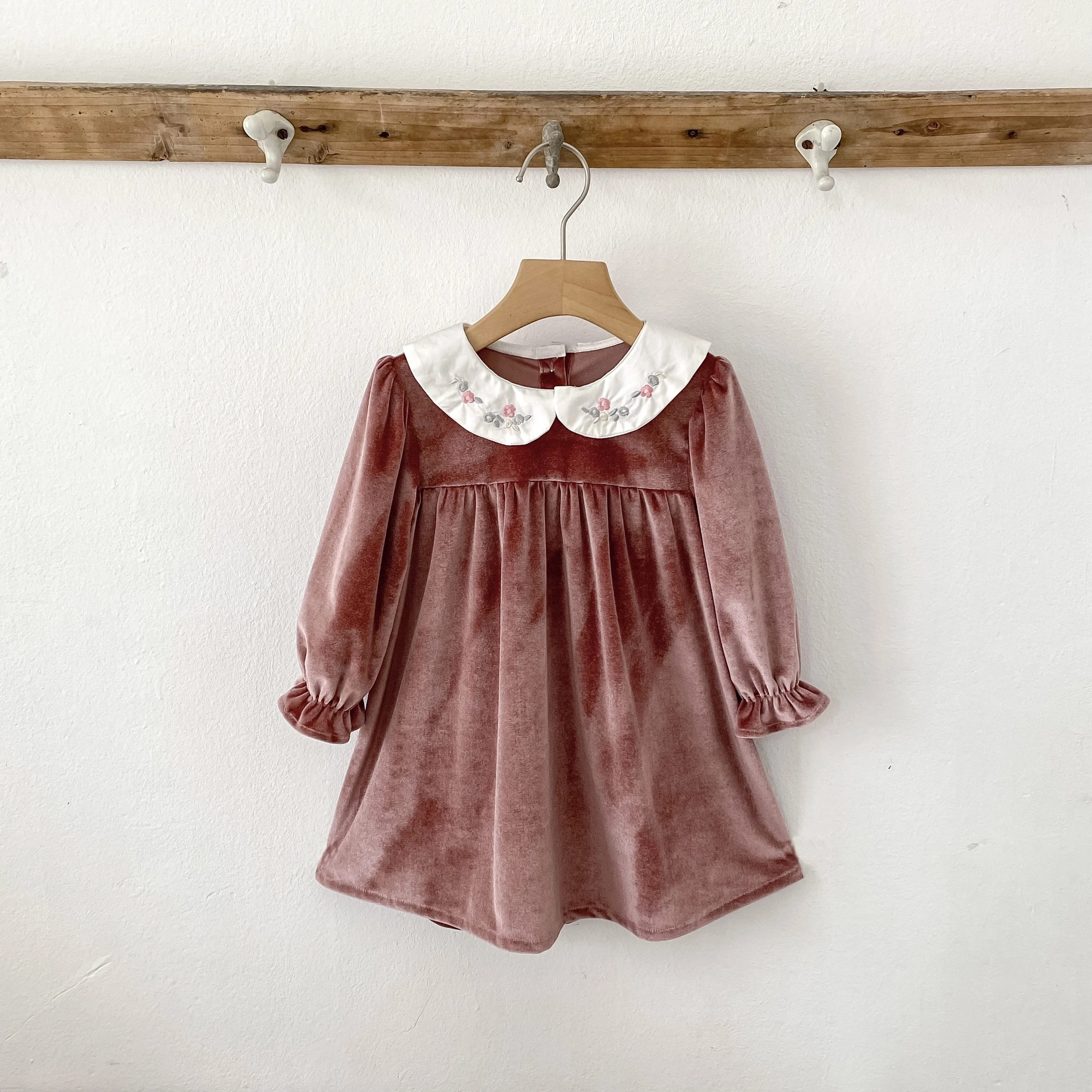 Herbst Baby Mädchen Kleidung Stickerei Weihnachten Party Kleid Kostüm 1-6Yrs Kleinkind Mädchen Geburtstag Kinder Kleidung Weihnachten Kleider – Detail 9