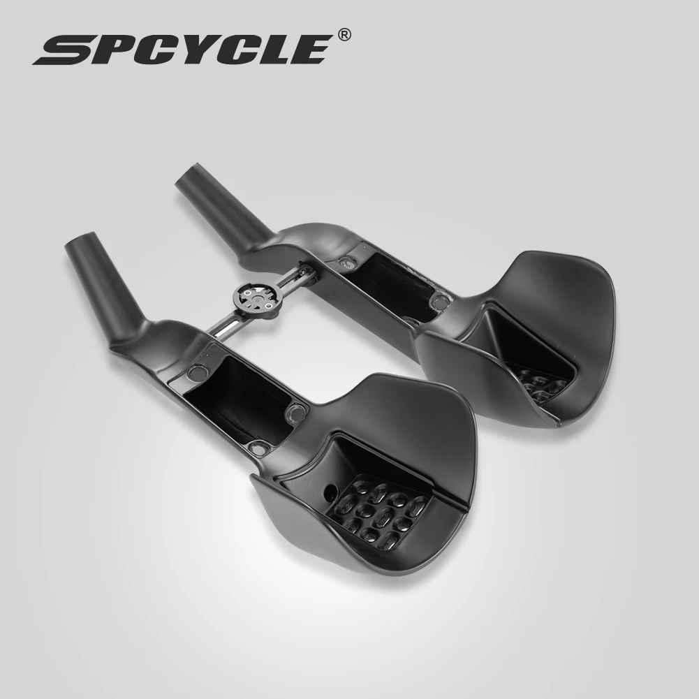 Spcycle Carbon Aero Bar TT Rest Handlebar Cockpit 292/322/342mm Aero Extensions Tri Bar for TT Road Triathlon Bikes