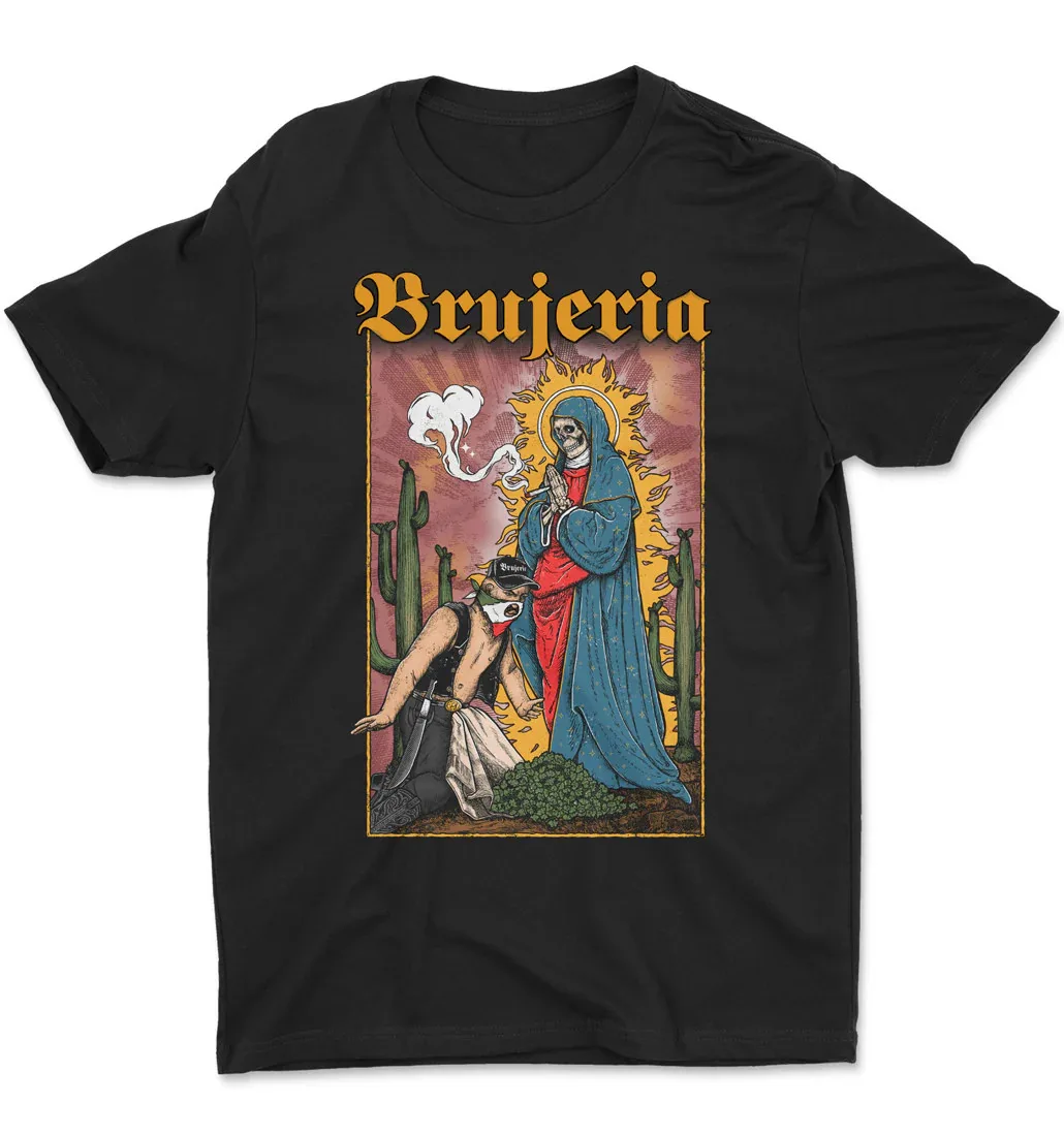 Brujeria Band Music On Stage Black T Shirt Cotton All Size