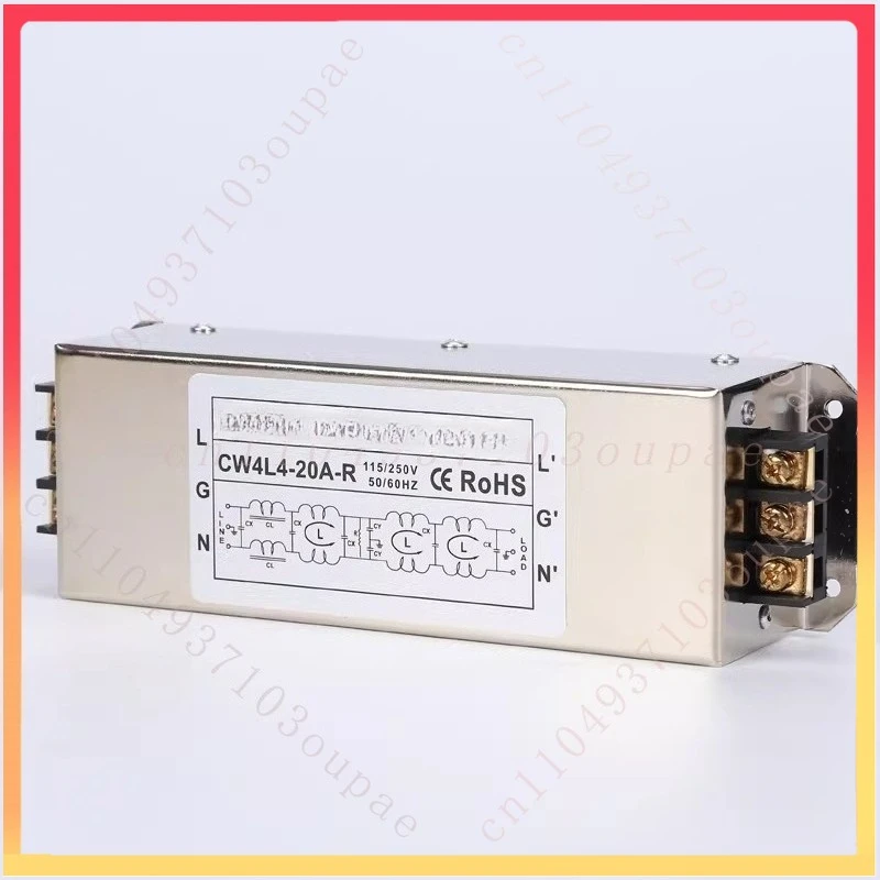 Power Filter 220V FOR CW4L4-3A 6A 10A 20A 30A-R Terminal Four-Level Screw Fixed