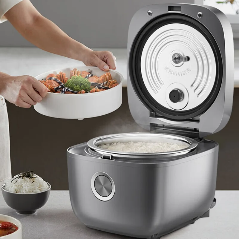 Joyoung وعاء طبخ الأرز غير المطلي الكهربائي 4L وعاء داخلي من الفولاذ المقاوم للصدأ 316L طباخ صحي للعائلة (3-4 أشخاص) 220 فولت 40F316L