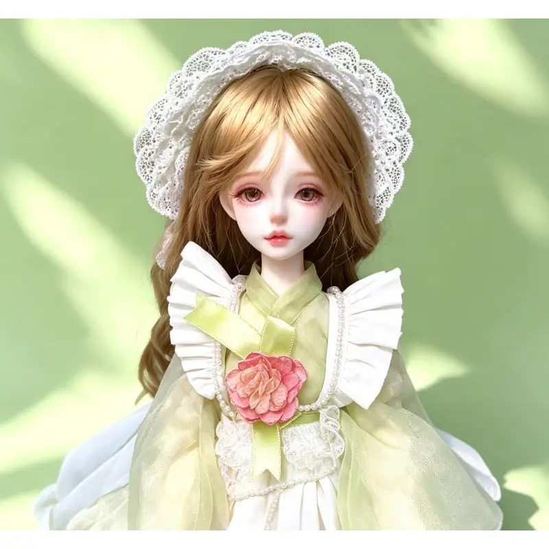 Muñeca Joybjd 1/4 Bjd Lulu de Resina, Figura de Acción Articulada, Estilo Retro, Muñeca Coleccionable de Moda para Adultos, para Exhibición
