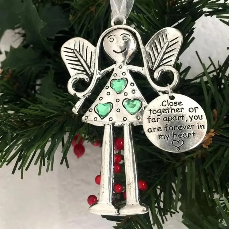 Gift Friends Small Pendant Ornaments Angel Decoration, Christmas Friendship Decoration Gift, Gift For Friends