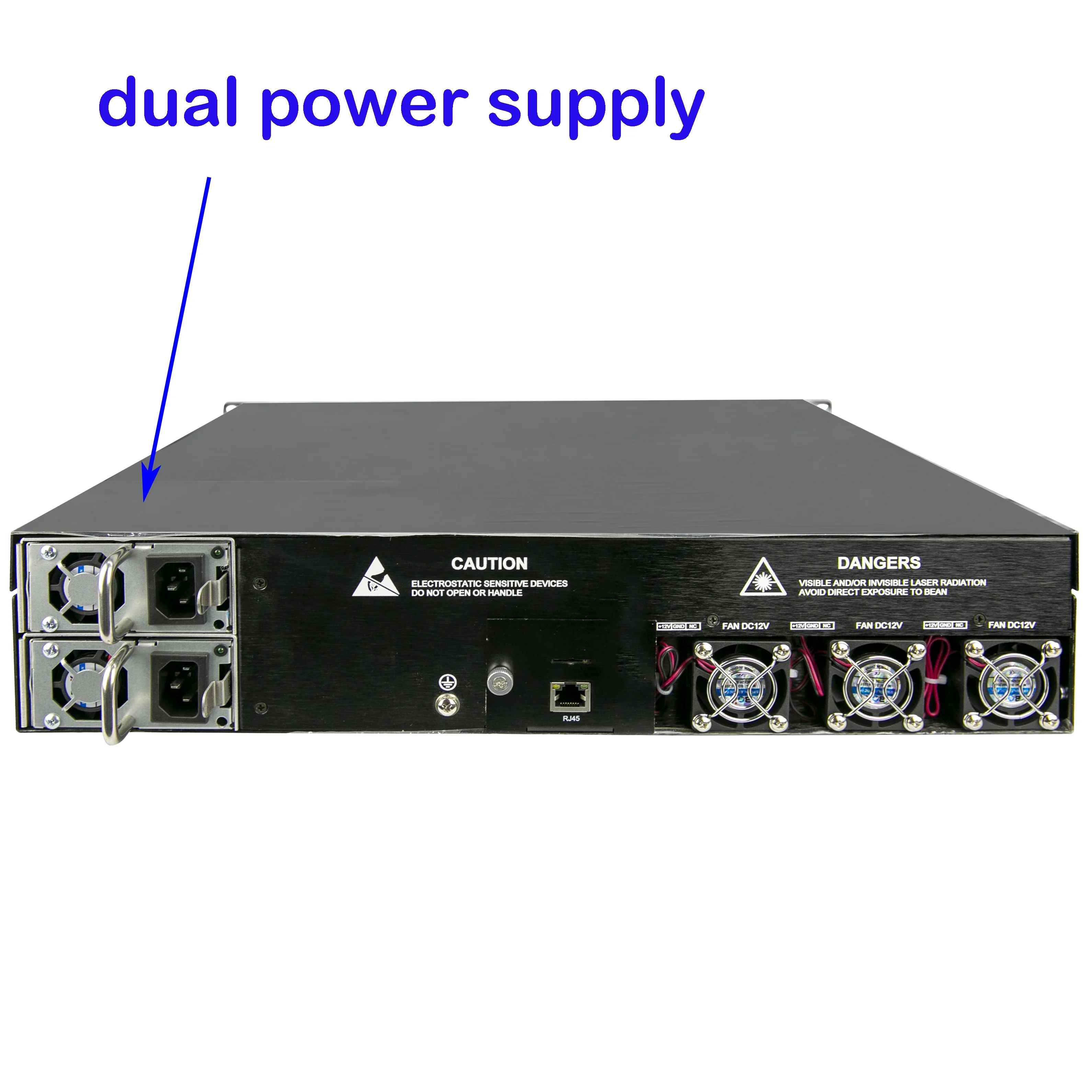 FTTH EDFA supports SNMP, WEB, free shipping, 16x23dBm,  with WDM 1550nm Optical Fiber Amplifier Cable Erbium-Doped