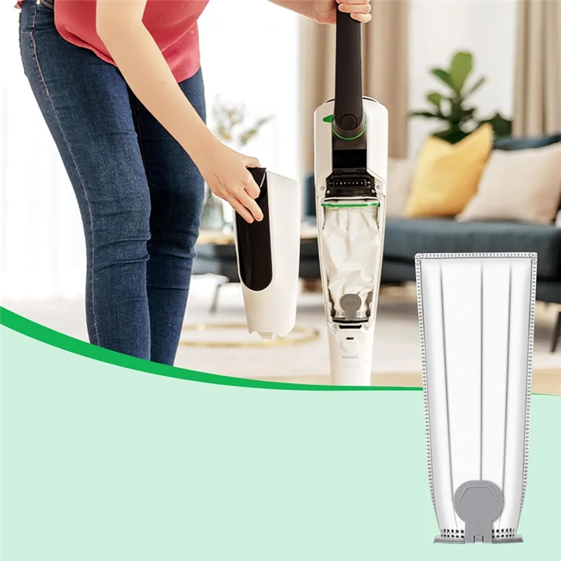 A74G-Pack 15 Tas Penyedot Debu untuk Vorwerks Kobold VK7, untuk Vorwerk Kobold VK7 FP7, dengan 3 Filter HEPA