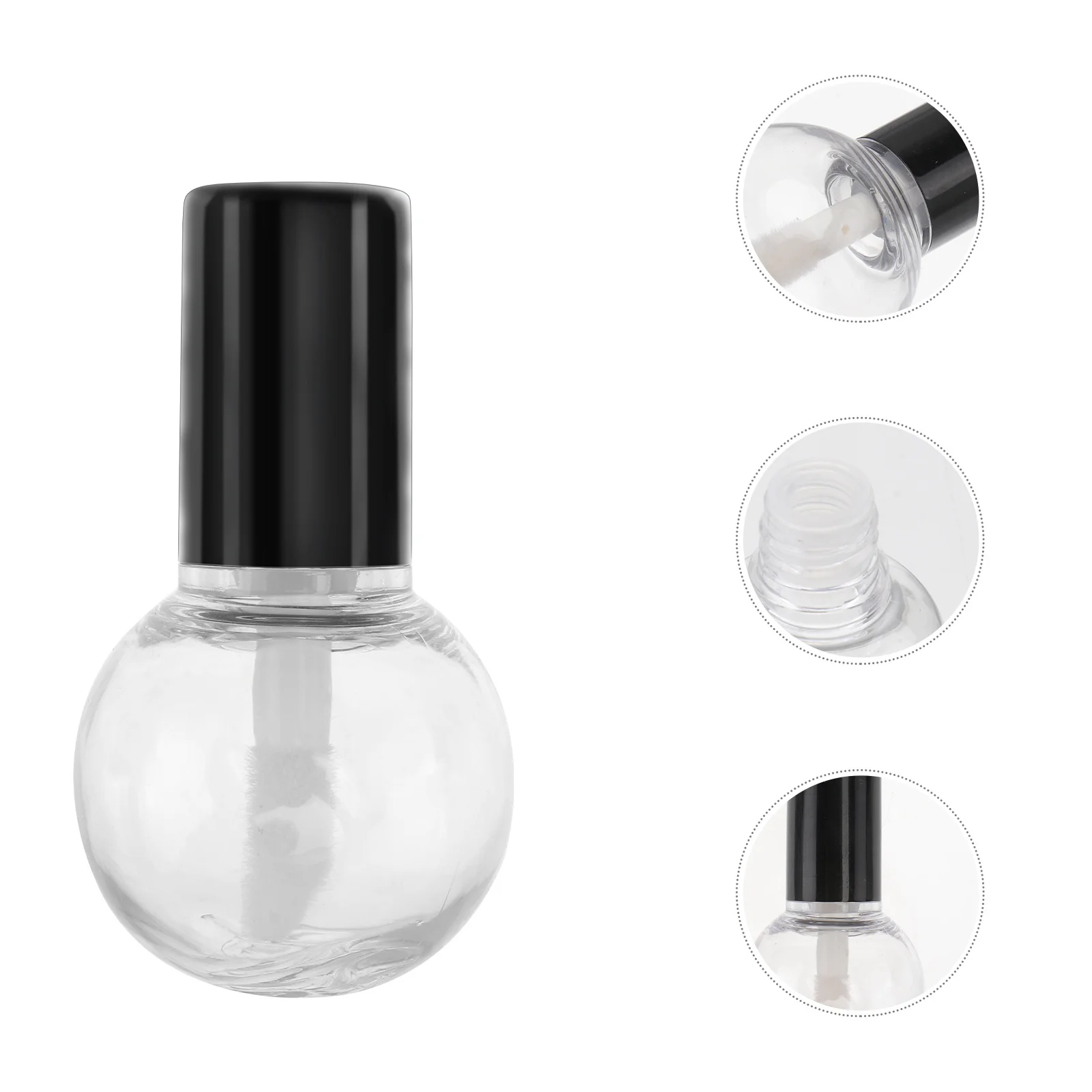 10 قطعة أنبوب ملمع الشفاه الشفاف فارغ إعادة الملء مادة ABS للحيوانات الأليفة لتقوم بها بنفسك زجاجة بلسم الشفاه لحاوية ممارسة عينة الزيت اللامع #2