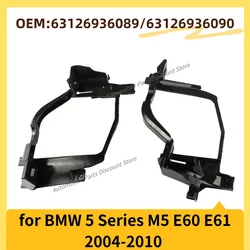 for 2004-2010 E60 E61 BMW M5 525i 528xi 530i 535i 545i 550i Auto Headlight Mounting Brackets LH & RH 63126936090 63126936089