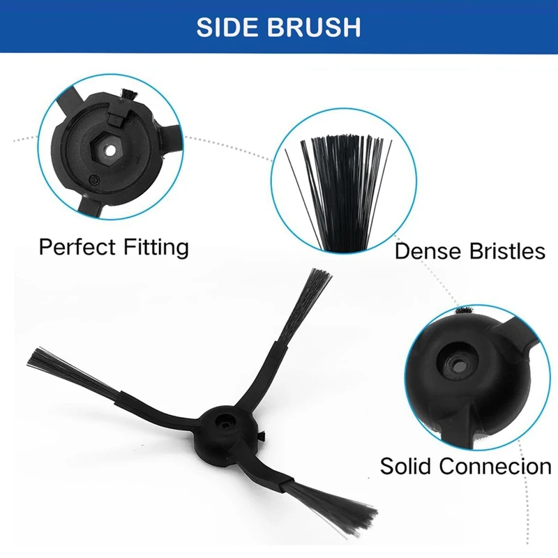 A44F-Accessoires Vervanging Voor Airrobo T20 + Robot Vacuüm Hoofdborstel Zijborstels HEPA Filters Mop Pads Stofzakken