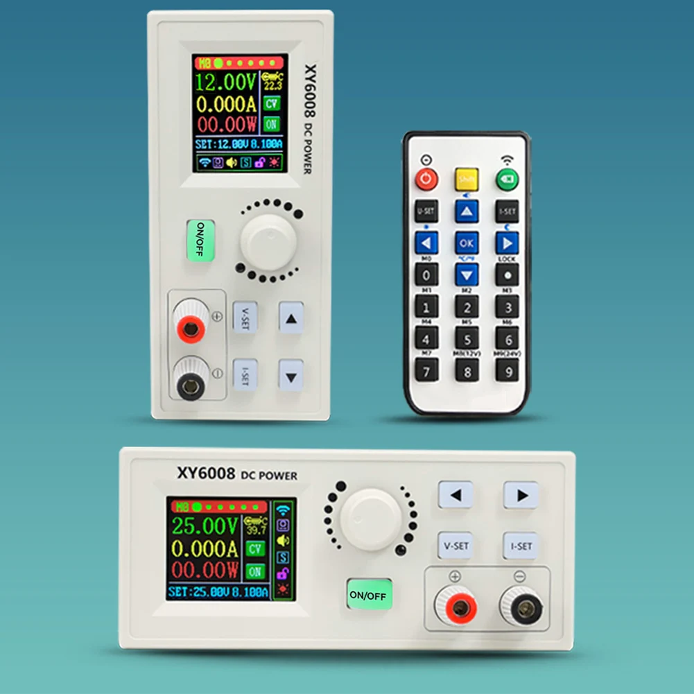 

XY6008 CNC DC Regulated Power Supply 60V 8A 480W Stepdown Module with 1 8 Inch LCD Display and Remote Numeric Control