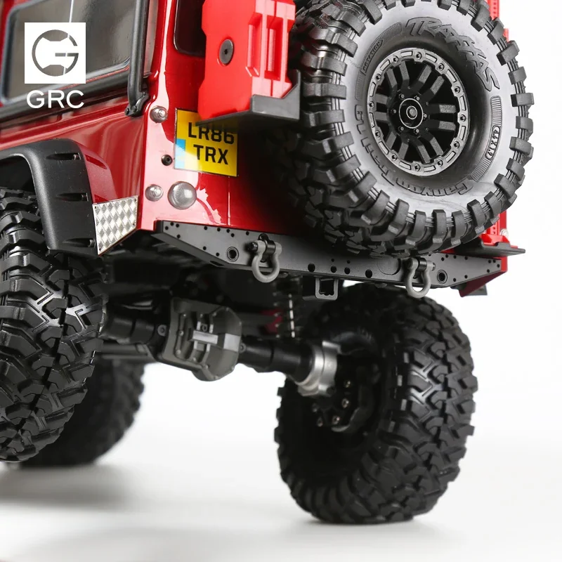 GRC Aluminum Rear Bumper For 1/10 RC Crawler Traxxas TRX-4 TRX4 Defender Upgrade Parts #GAX0080