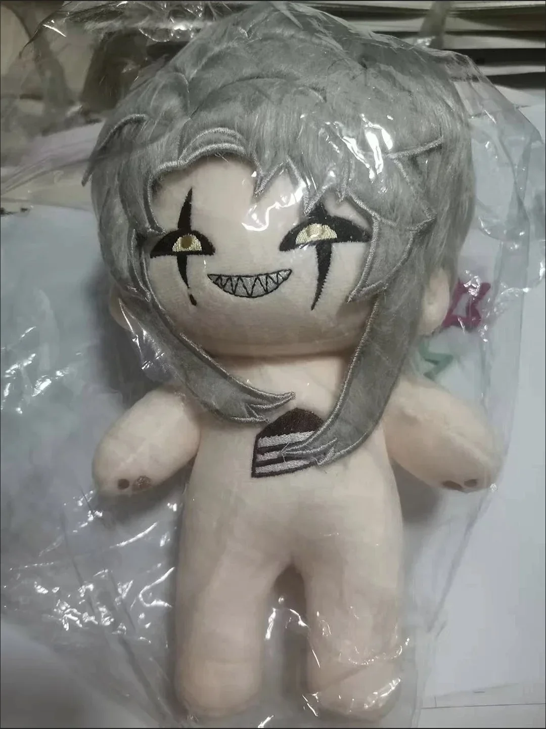 Anime Attribute Monster Handsome Plush 20cm Doll Body Dress Up Clothes Plushies Stuffed Toys Figures Halloween Gift