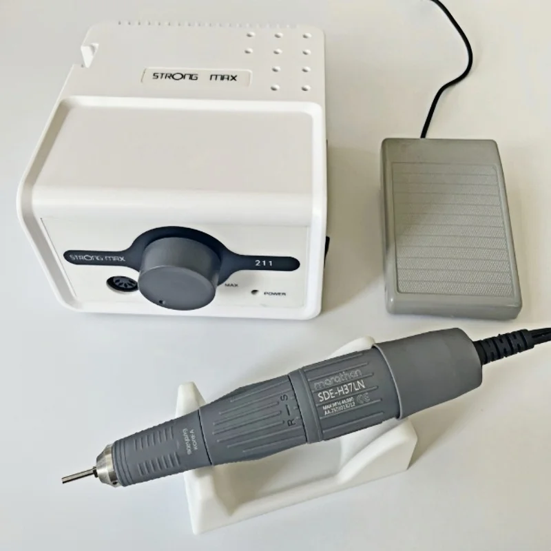 65W強力マックス211電動ネイルドリルマシン45K強力102Lマラソンハンドルプロフェッショナルネイルポリッシュサンダー機器セット