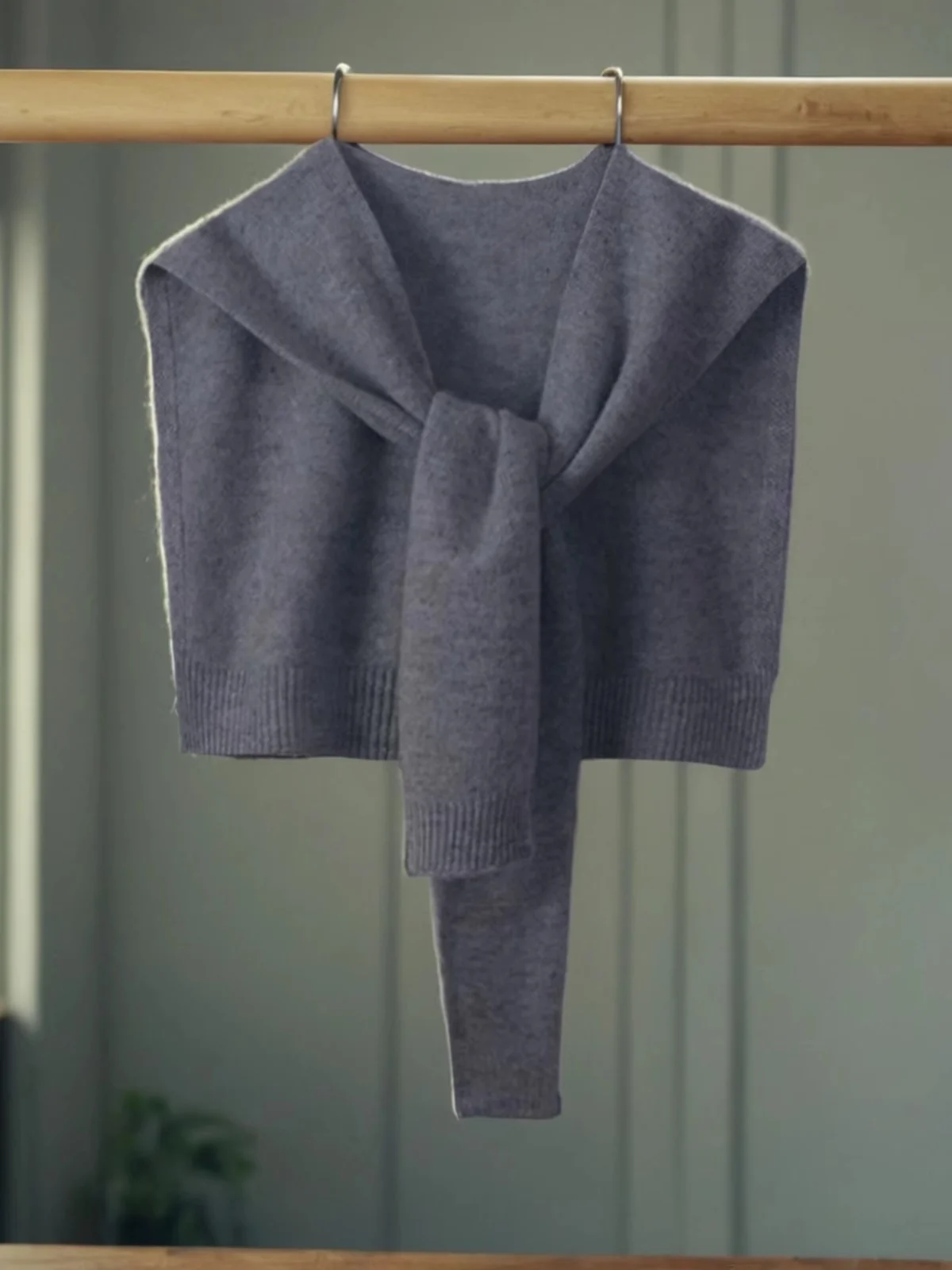 

Korean Sle Knitted oulder Wrap Women's irt Decorative Hot Selling Multi-Functional Warmth Providing Spring Autumn Scarf