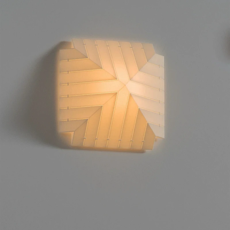 Japanese Wabi Sabi Wall Lamp Designer Living Room Background Bedroom Corridor Atmosphere Illumination Decoration LED Wall Sconce