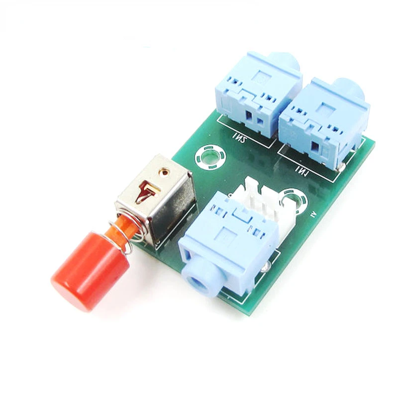 DLHiFi XH-M371 Audio Switching Module 3.5mm Jack 2 into 1 Out Audio Switching Socket PCB Board