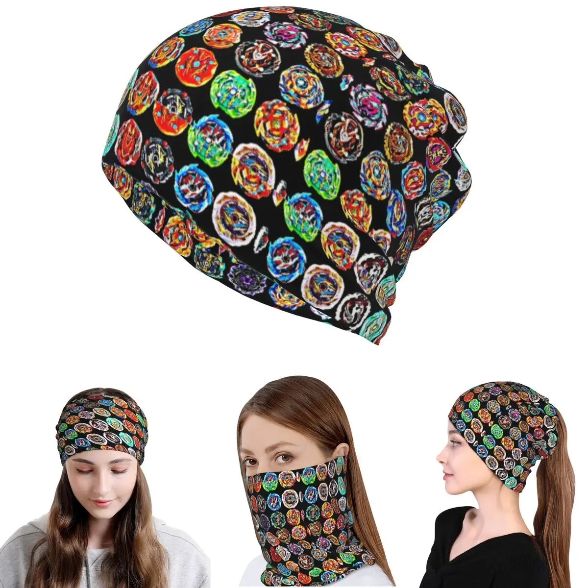 

Beyblade Burst Bandana Neck Gaiter Mask Scarf Warm Balaclava Beanies Hat Unisex Adult Windproof