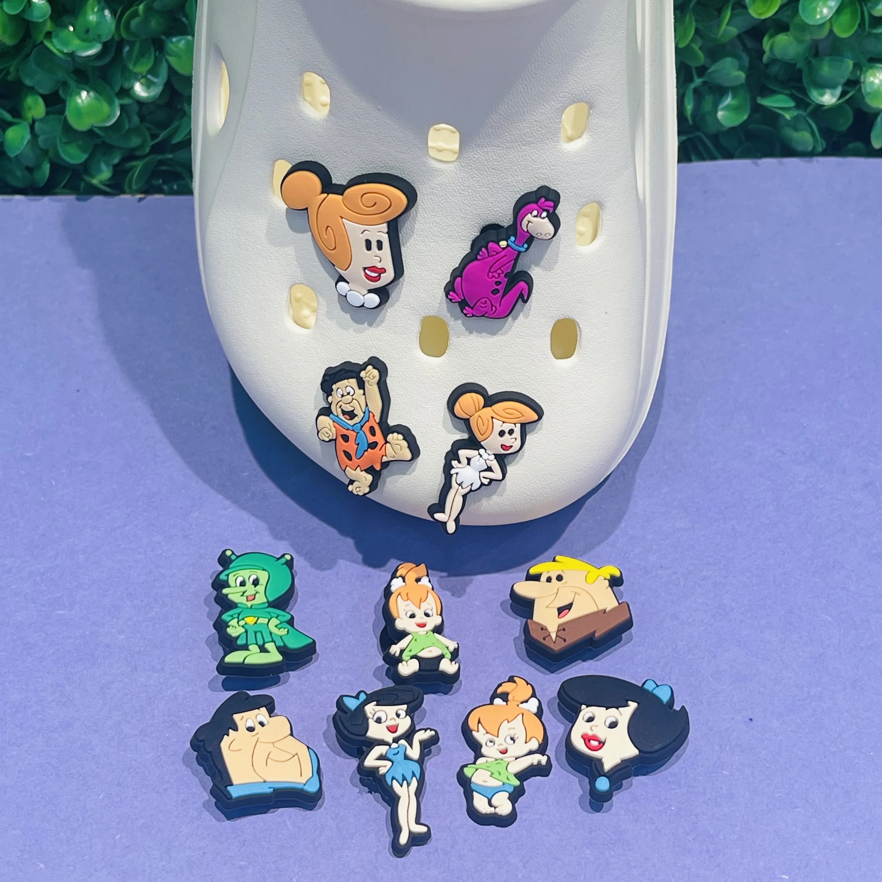 New Arrival 1-11pcs American Cartoon Shoe Charms PVC Garden Shoes Buckle Decorations Sandals Slipper Accessories Kids X-mas Gift