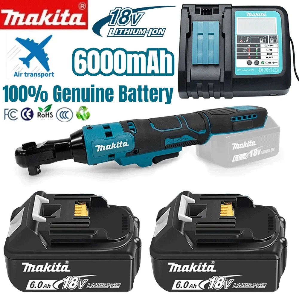 

✔18V 6Ah 100% original Makita Rechargeable Battery ,For Makita BL1830 BL1830B BL1840 BL1840B BL1850 BL1850B Power Tools Battery