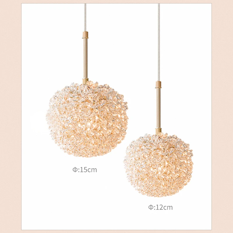 

Швейцарский современный роскошный кристалл K9, восьмиугольные бусины, ручная работа, бисер, кровать для столовой, длинная линия, маленькая люстра, французский настенный светильник