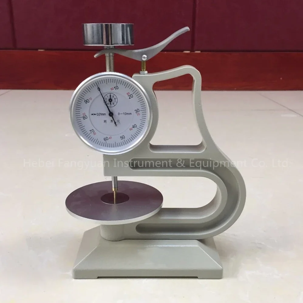 Thickness Gauge for Measuring Thickness of Vulcanized Rubber and Plastic Products