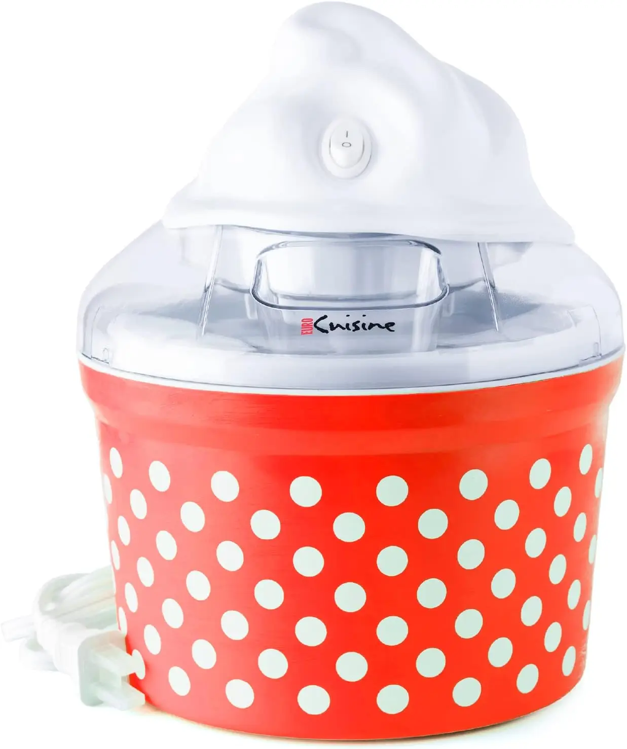 

Ice Cream, Sorbet & Frozen Yogurt Maker, Homemade Gelato & Soft Serve Kids Ice Cream Maker Machine with 4 Glass Cups