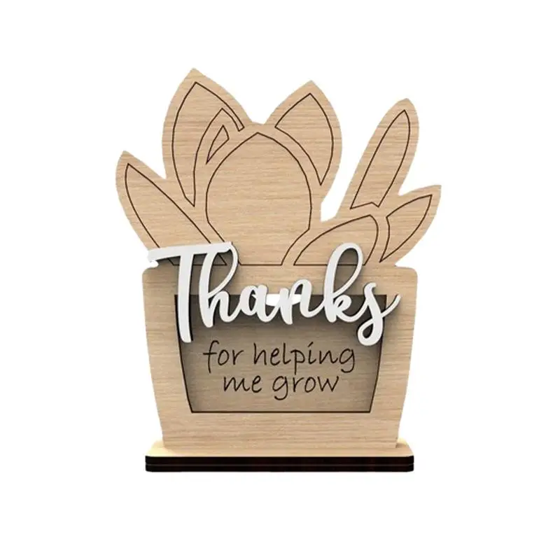 Greeting Card Holder For Desk Teacher's Day Succulent-Shaped Display Stand Portable Living Room Decoration Novelty Greeting Card