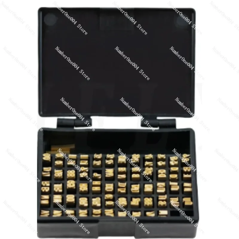 

2*4*15mm Copper Brass Stamping Flexible Letters Numbers 120Pcs CNC Engraving Molds for Hot Foil Stamping Machine Date Print