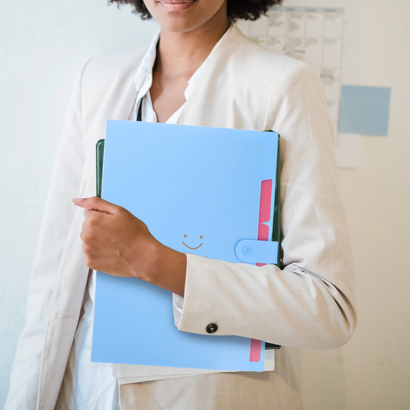 

2 шт. пластиковый органайзер для папок, многослойный дизайн, большая емкость, стильный держатель для документов для офиса, школы, домашнего использования