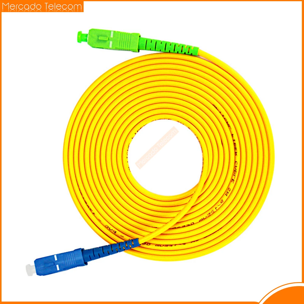 

10 шт./партия SC APC-SC UPC Simplex SM LSZH оптический патч-корд кабель 3,0 мм SC/APC-SC/UPC FTTH волоконно-оптический перемычка