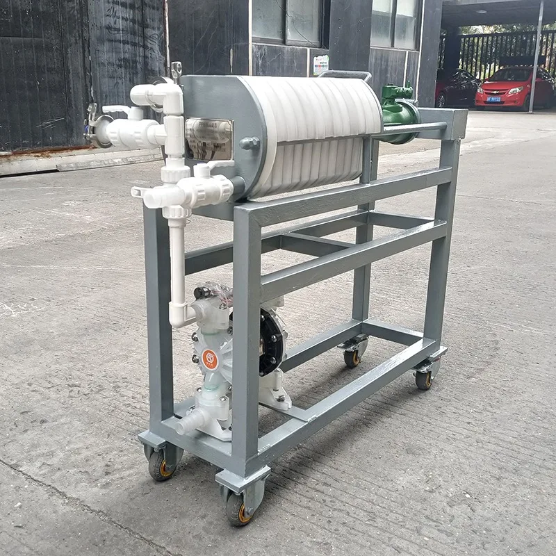 

PP Plate and Frame Filter Laboratory Small Filter Press Polypropylene Acid and Alkali Resistant Microporous Filter