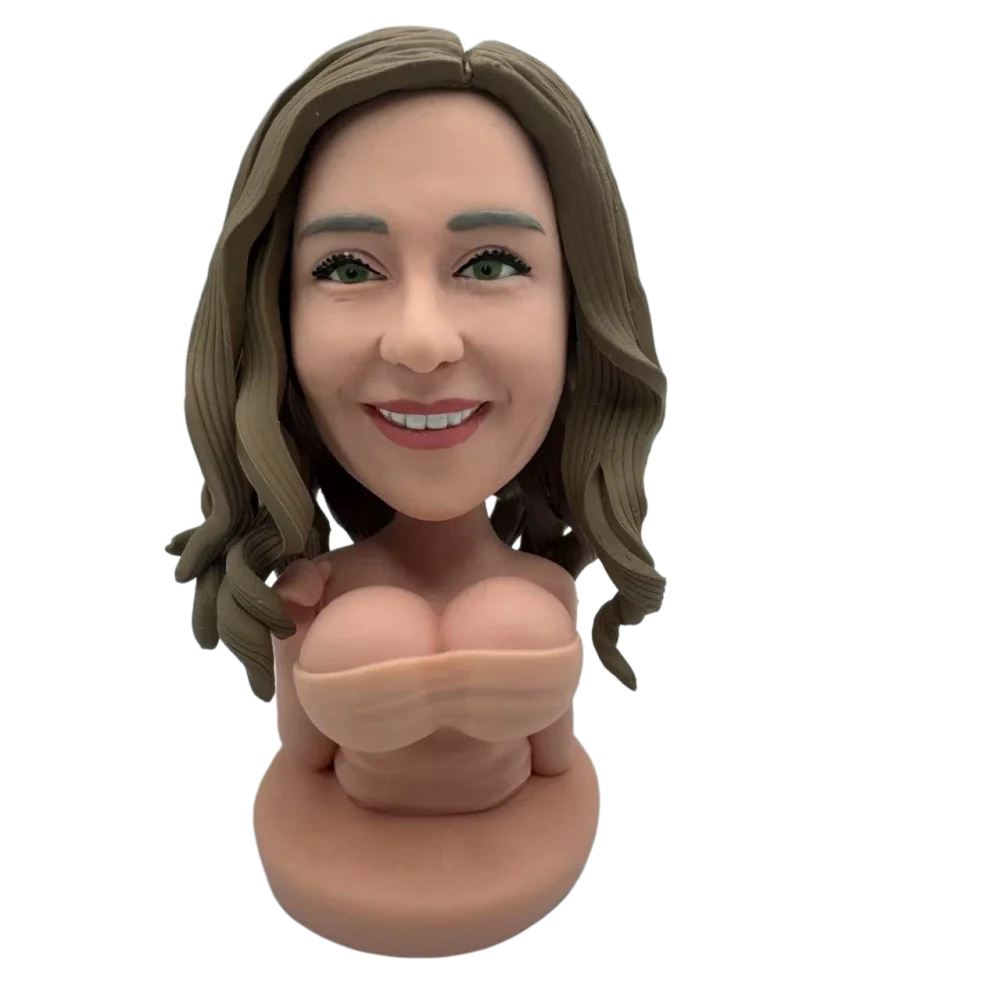 Customized Super Mom Bobblehead Doll,  Personalized Gifts For Mom,Handmade Sculptures Customized According To Your Photos