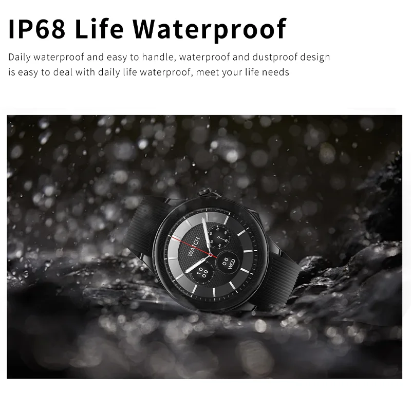 Smartwatch AMOLED para homens, HD, chamada Bluetooth, rastreamento GPS, 410mAh, IP68 à prova d\'água, novo, Huawei, Xiaomi, 2022