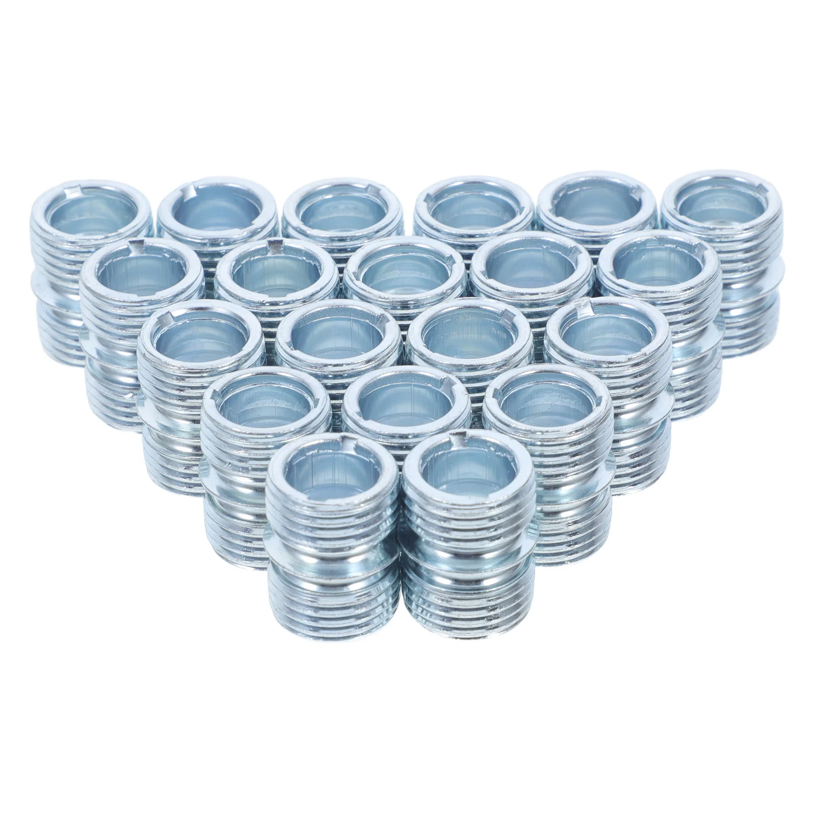 

20 Pcs Dual Slot Connector Metal Connectors Nut Rack Nuts Carbon Steel Replacement Wire Cube
