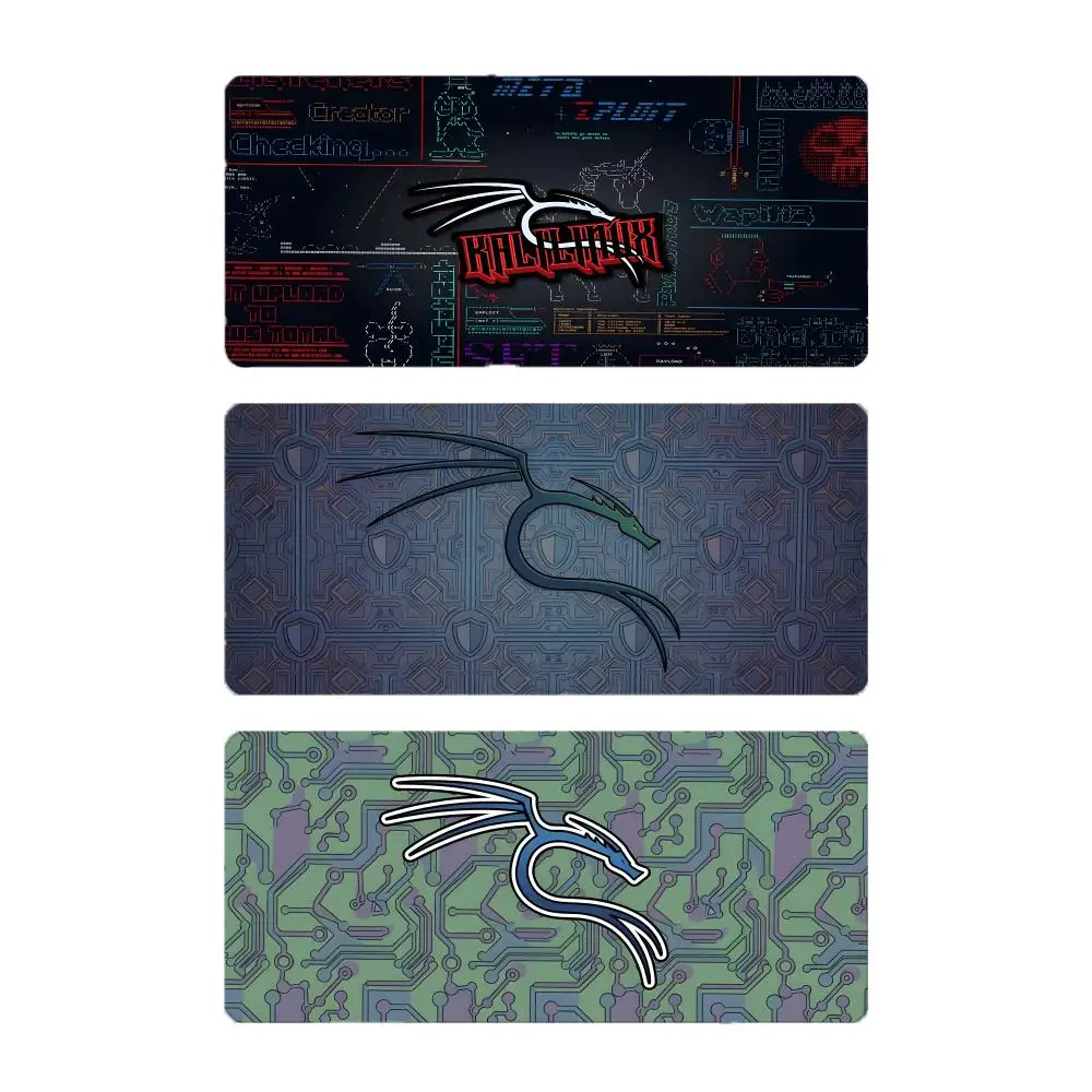 Brand Icon Kali Linux Logo Mouse Pad Large Gaming Mousepad with Stitched Edges Thickened Desk Mat PC