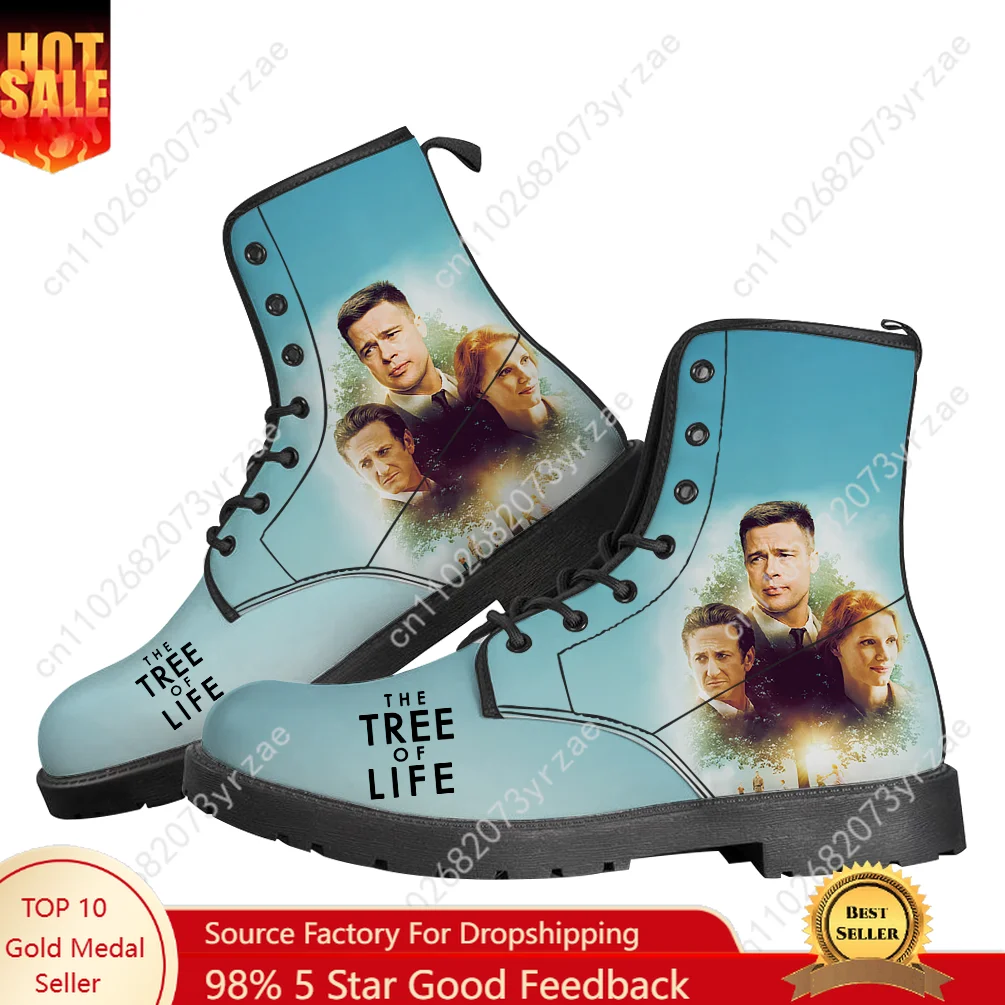

The Tree of Life Boot Mens Womens Teenager Casual Boot Outdoor High Quality Casual Lightweight Fashion Pattern Customized Shoes