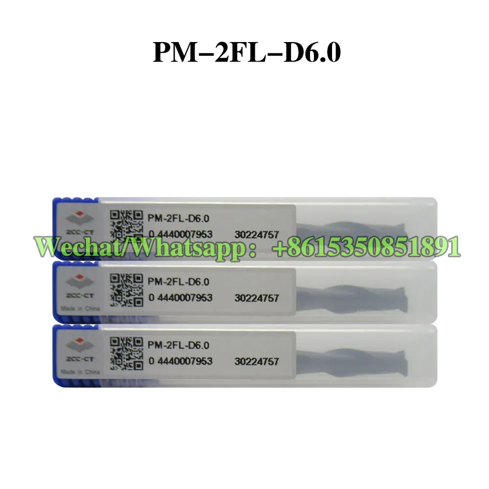 

ZCC CT PM-2FL-D6.0 PM-2FL-D14.0 Твердосплавные концевые фрезы KMG405