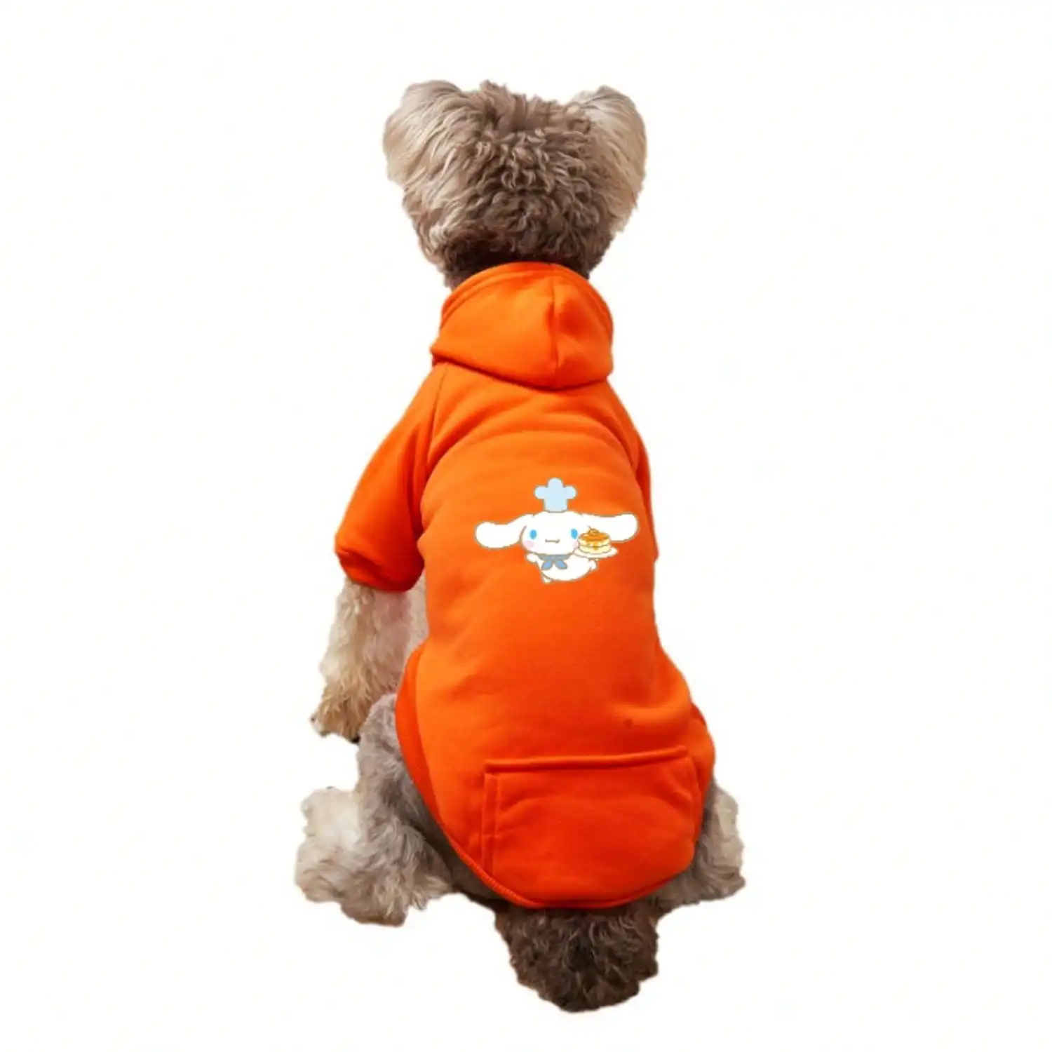 Katzen- und Hundepullover, Sportlicher Haustier-Hoodie, Cartoon-Kapuzenpullover, Hunde- und Katzen-Kälteschutz-Hoodie