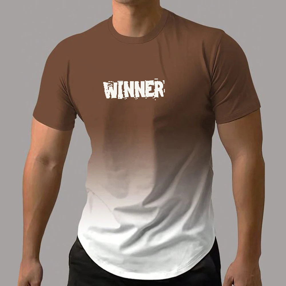 2024 neue Brief druck Herren T-Shirt Mode Straße kurz ärmel ige T-Shirt für Männer lässig Sommer Top zerbrechliche lose Männer Kleidung