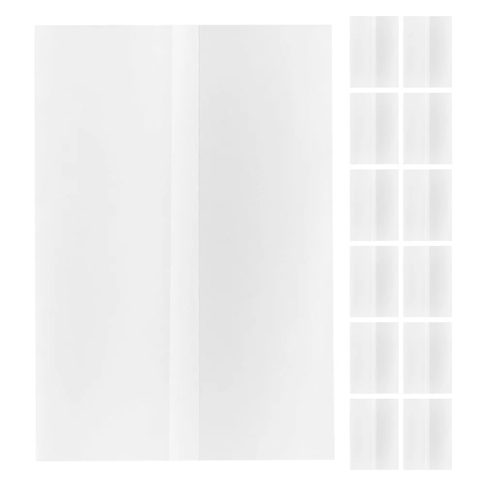 20pcs Transparent Envelopes Paper Invitation Jackets For Wedding Card Wraps Reusable Blank Invitation Wraps Replacement Wedding