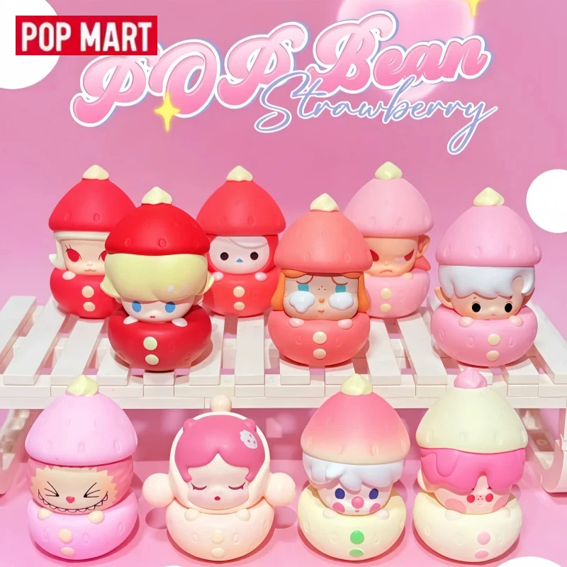 

Оригинальная коллекционная фигурка POPMart из серии «Клубника» (сезонная лимитированная серия), милый подарок, украшение для рабочего стола, декоративный кулон