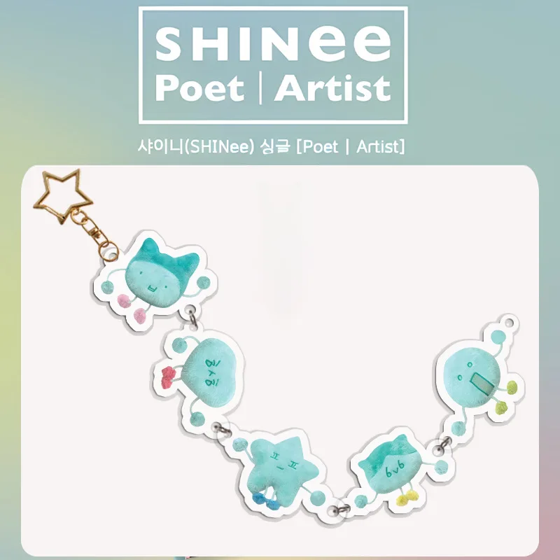 Llavero Acrílico de Personajes de Dibujos Animados de SHINEE, Adorno para Mochila, Taemin, Jonghyun, Key, Minho, Onew, Regalos para Fans, Colección