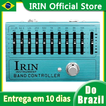 IRIN Elektrische Gitaar Effectpedaal AN-40 Controller Equalizer 10 Band Pedaal Effect EQ Pedalen Gitaar Accessoires 31.25Hz tot 16 kHz