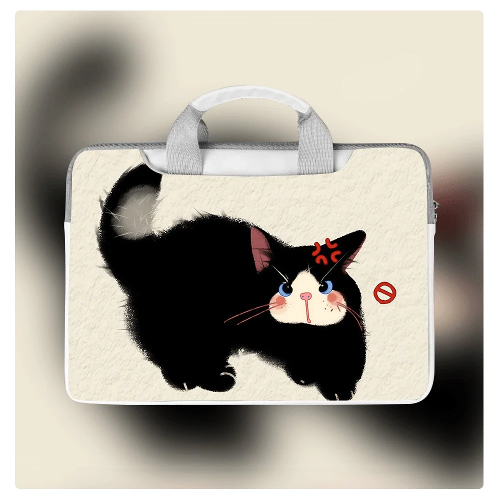 

Cute Cat Print Laptop Bag Cover Laptop Case for Macbook Case 12 13 14 15 16 Inch Macbook Air Storage Bag Briefcase Holiday Gift