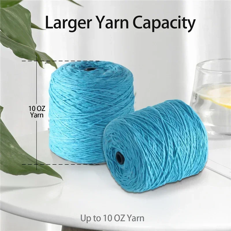 Electric Yarn Machine Yarn Winder Cotton Yarn Thread Balls Dispenser Roller Cake Winder for Crocheters Knitters Crocheting